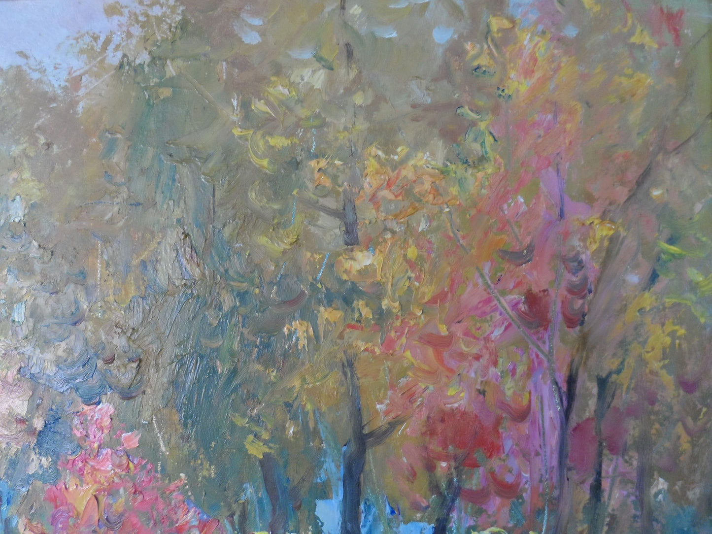 Oil Painting Autumn Nature Landscape 