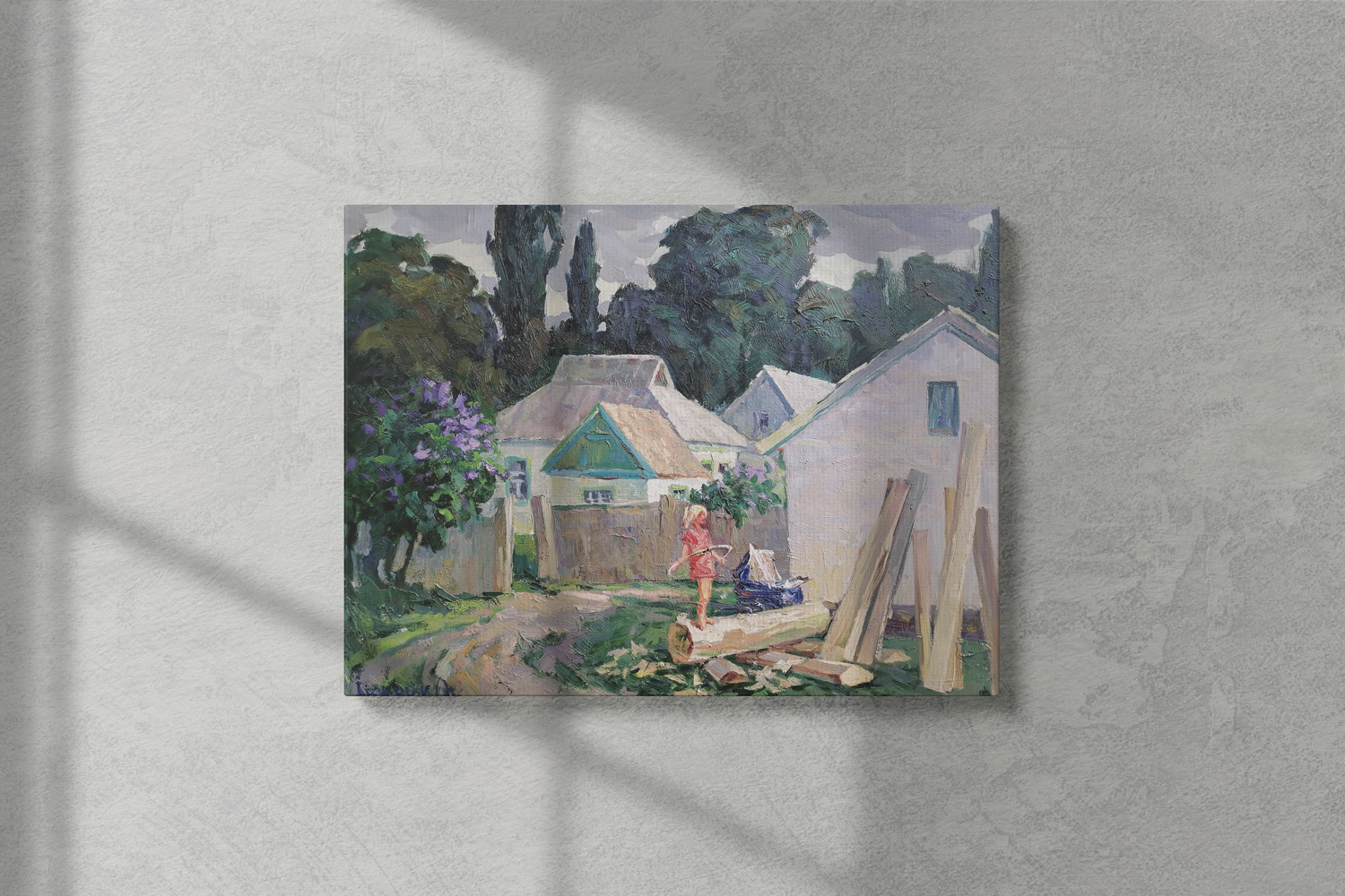 Oil Painting Nature Landscape Rural landscape