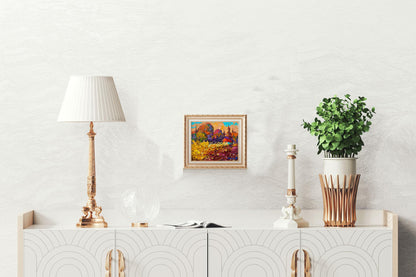 Village landscape Art 