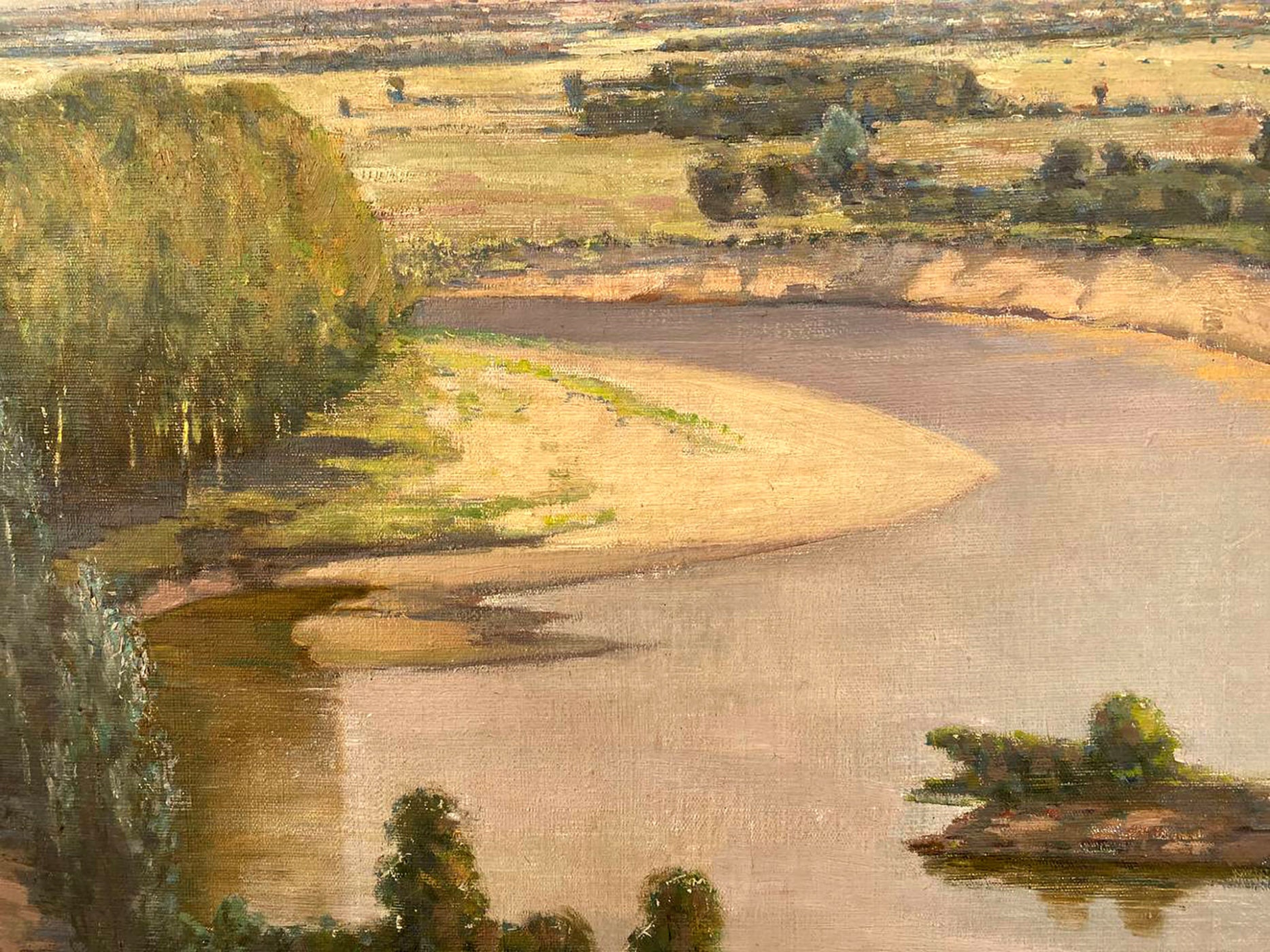 Serene oil painting of Poltava region Los by Ivan Grigorievich