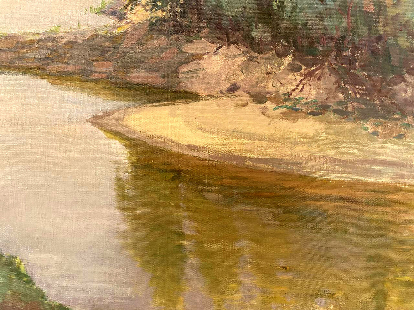 Serene Poltava river by Ivan Grigorievich oil painting