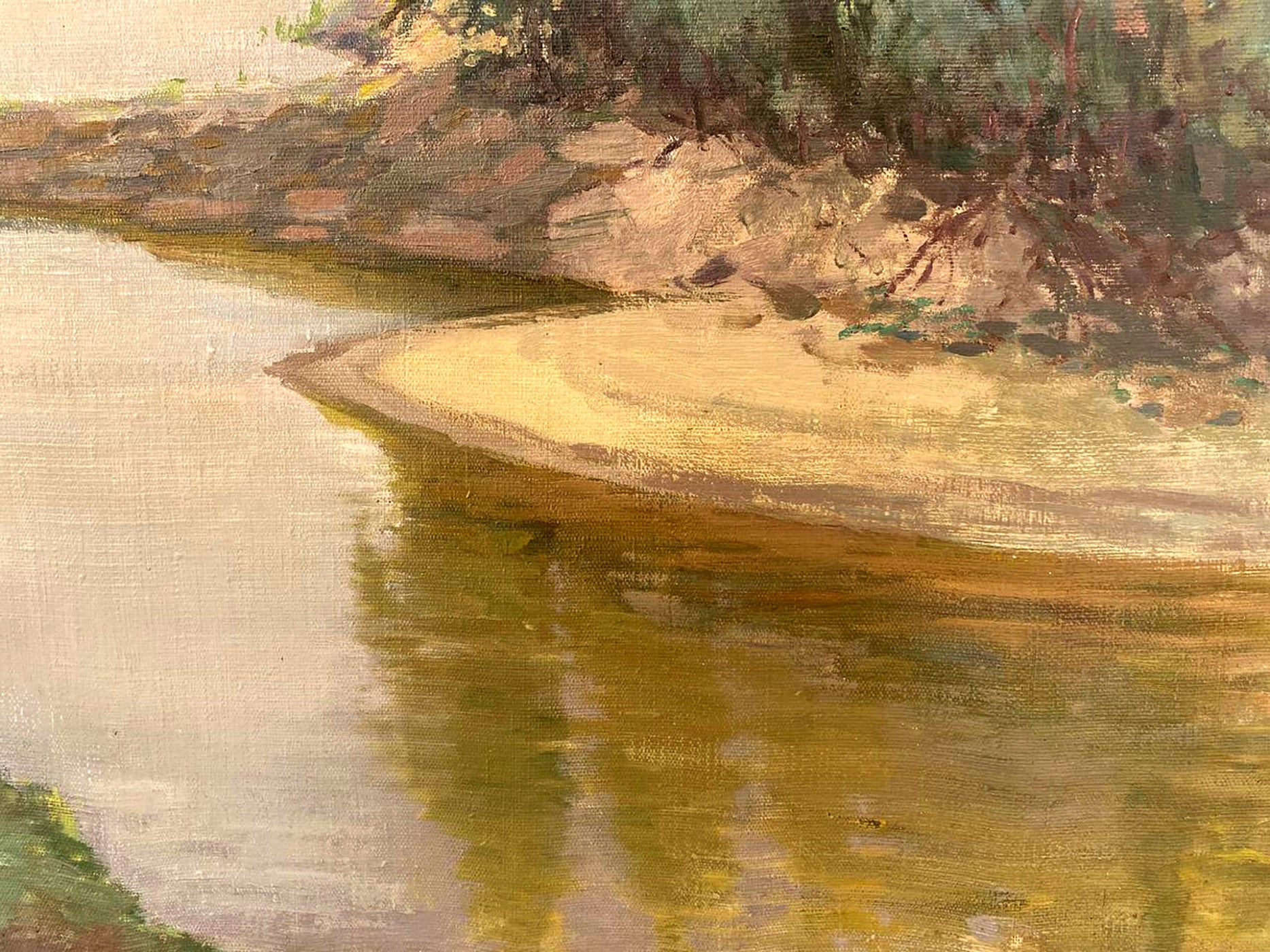 Serene Poltava river by Ivan Grigorievich oil painting