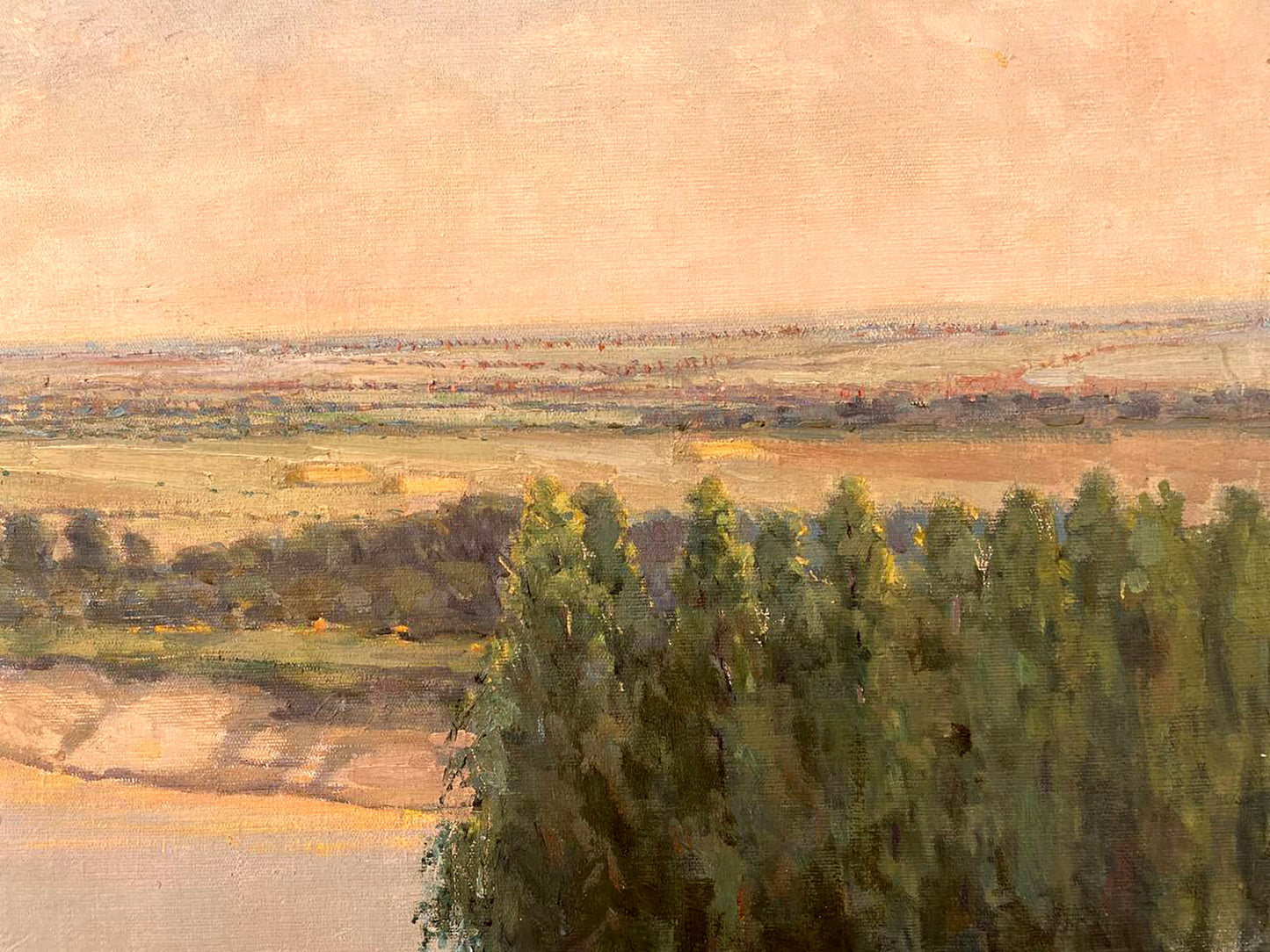Serene oil painting of Poltava region landscape by Ivan Grigorievich