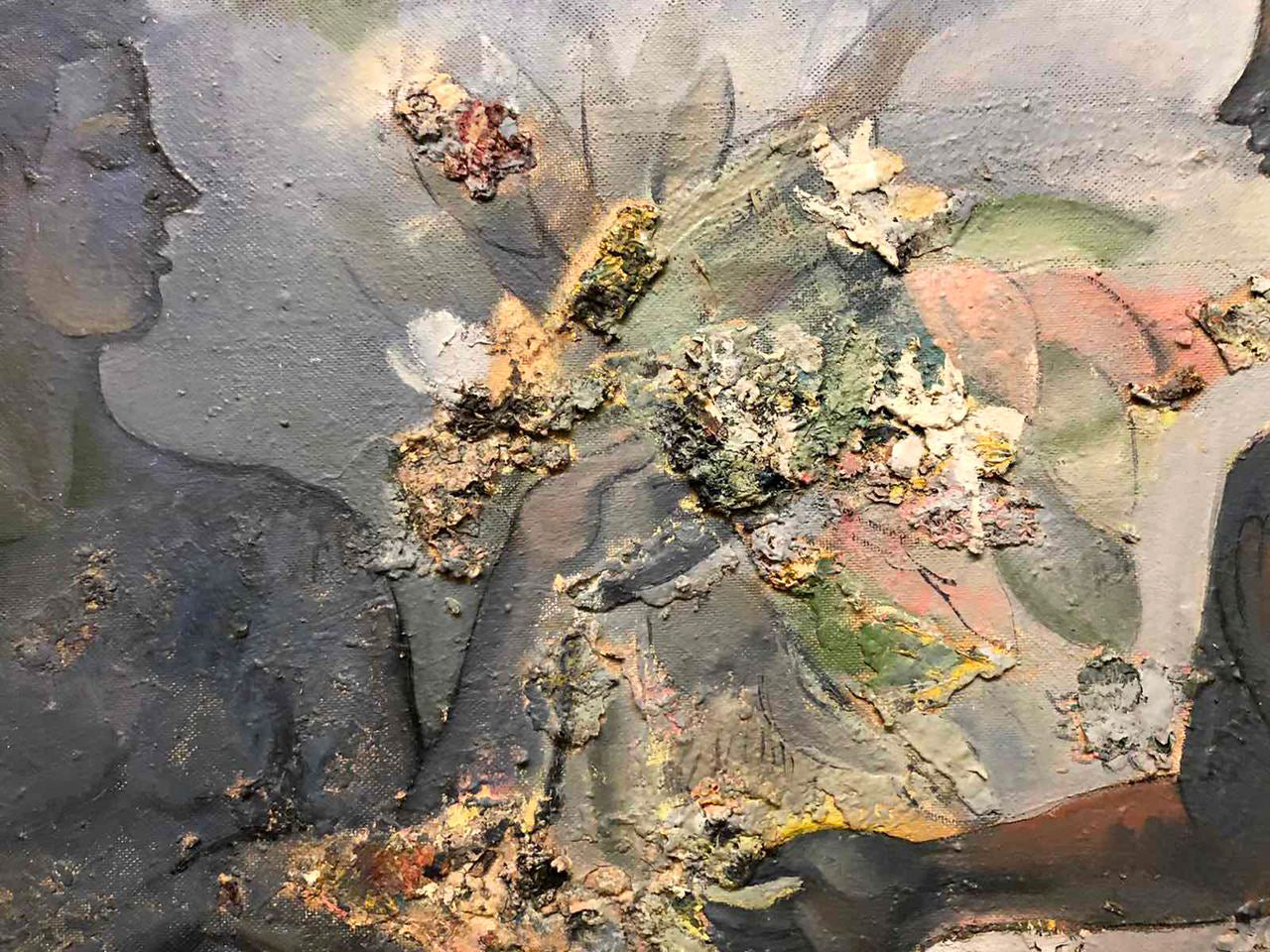 Abstract oil painting Wedding Night by Vladimir Afanasyev