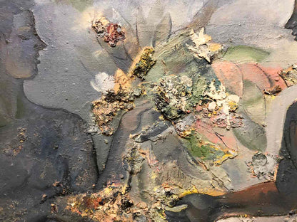 Abstract oil painting Wedding Night by Vladimir Afanasyev