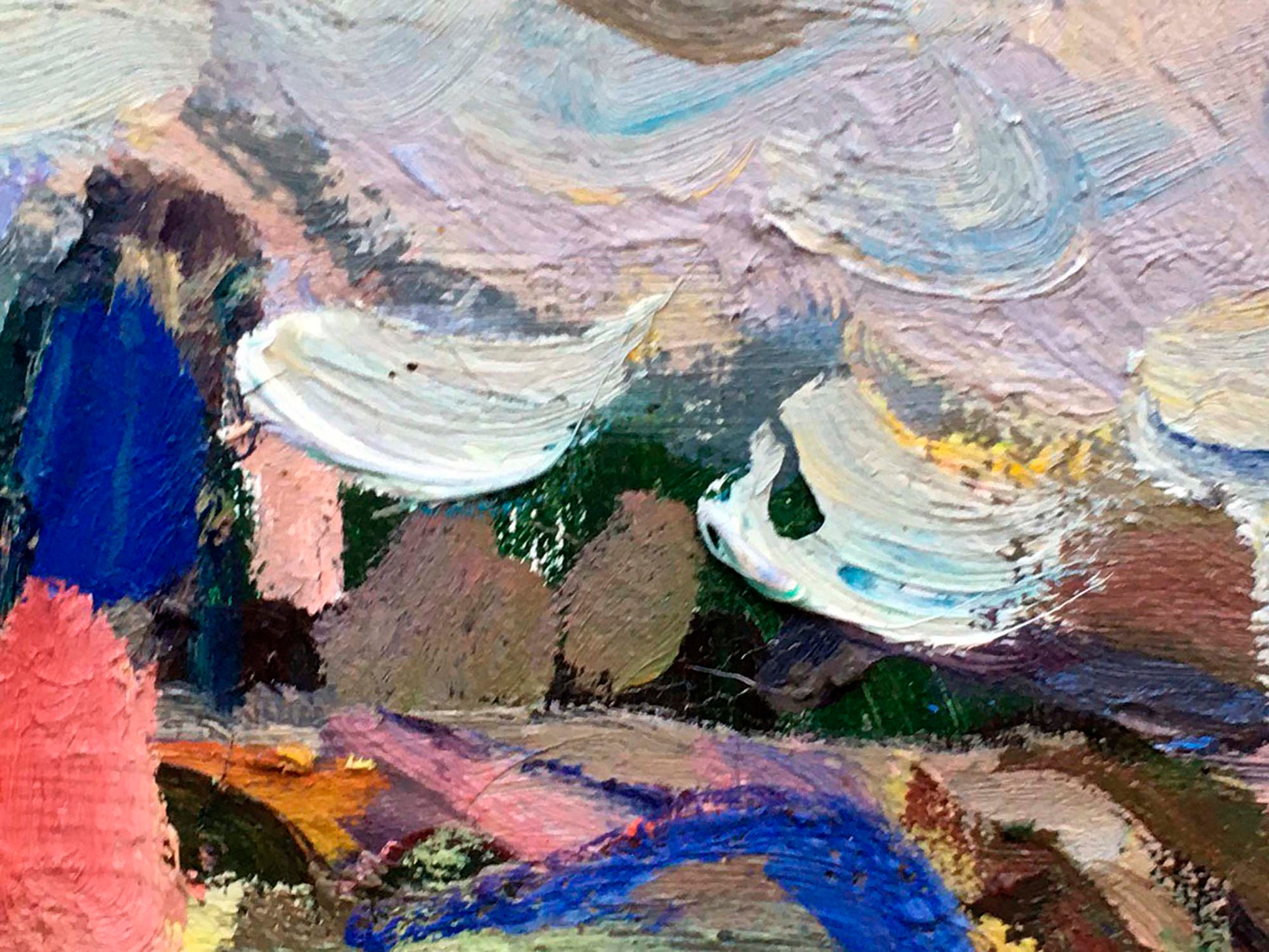 Abstract oil painting Local beauties by Ermolov Igor Alekseevich