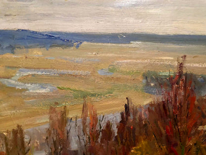 Impressionistic oil painting Last Snow by Kogan-Shats Matvey Borisovich