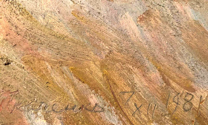 Oil painting seascape by Tkachenko Evgeniy Nikolaevich in earthy tones
