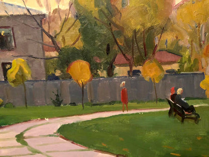 Oil painting Autumn Soon by Khrustalenko Nikolai Alexandrovich
