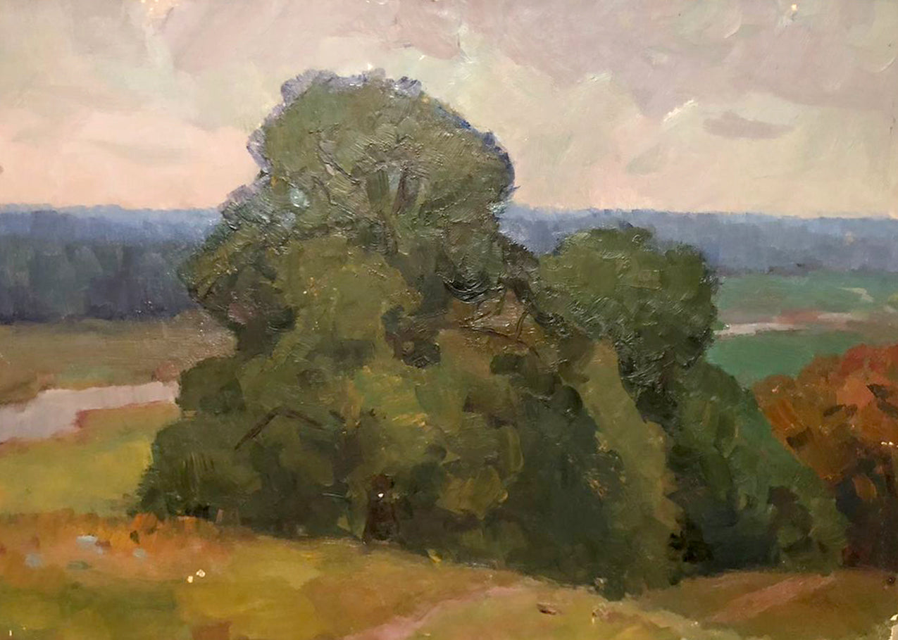 Oil painting Summer landscape by Khrustalenko Nikolai Alexandrovich