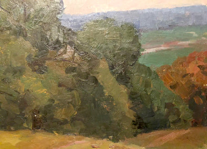 Oil painting of summer landscape by Khrustalenko Nikolai Alexandrovich