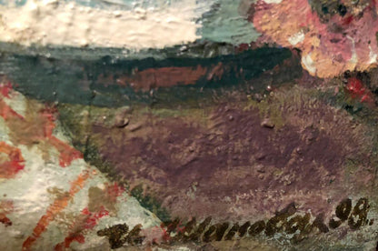 Oil painting Still life by Shapoval Ivan Leontyevich, textured earthy tones