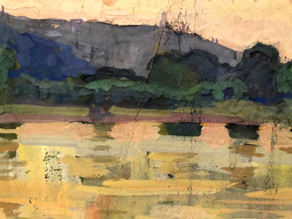 Oil painting On the shore by Khrustalenko Nikolai Alexandrovich