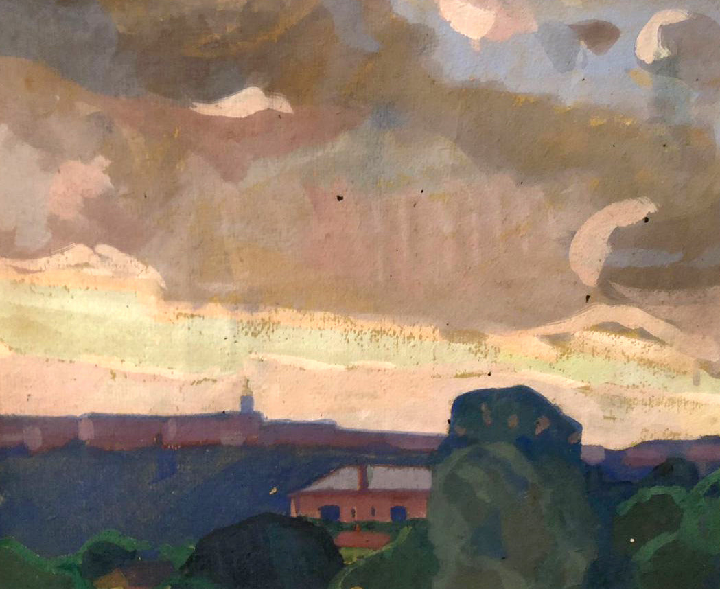 Oil painting Before the Rain by Khrustalenko Nikolai Alexandrovich