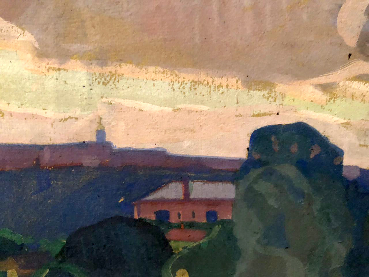 Oil painting Before the Rain by Khrustalenko Nikolai Alexandrovich