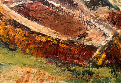 Textured abstract oil painting by Azov Miroshnichenko Pavel Petrovich