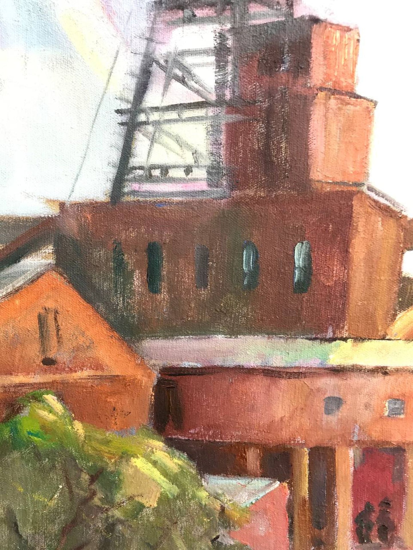 Mishurovsky V's oil painting captures the scene after the watch