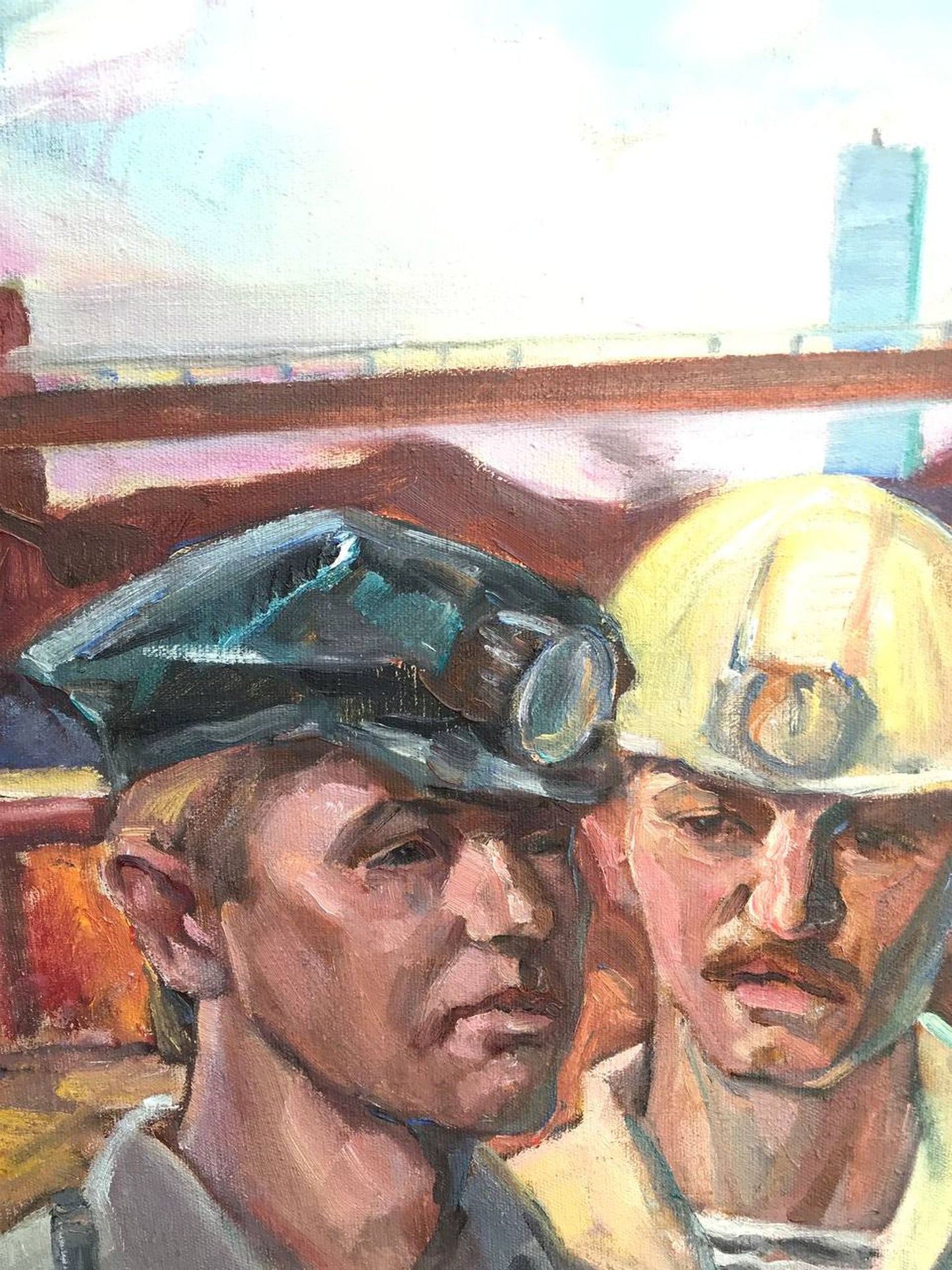 Mishurovsky V's oil painting shows what comes after the watch