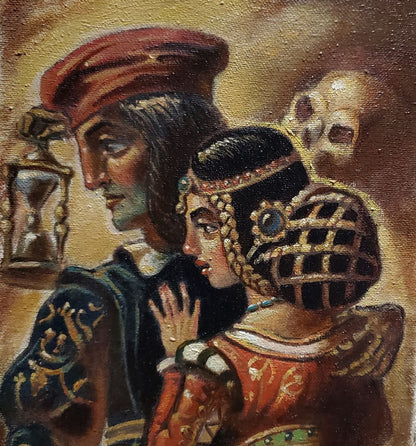 Oil painting of Romeo and Juliet by Litvinov Daniil Olegovich
