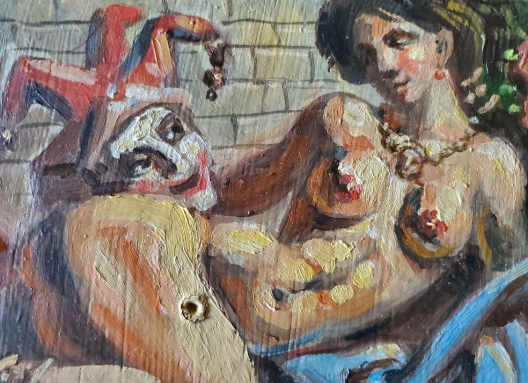Oil painting After the Masquerade by Litvinov Daniil Olegovich