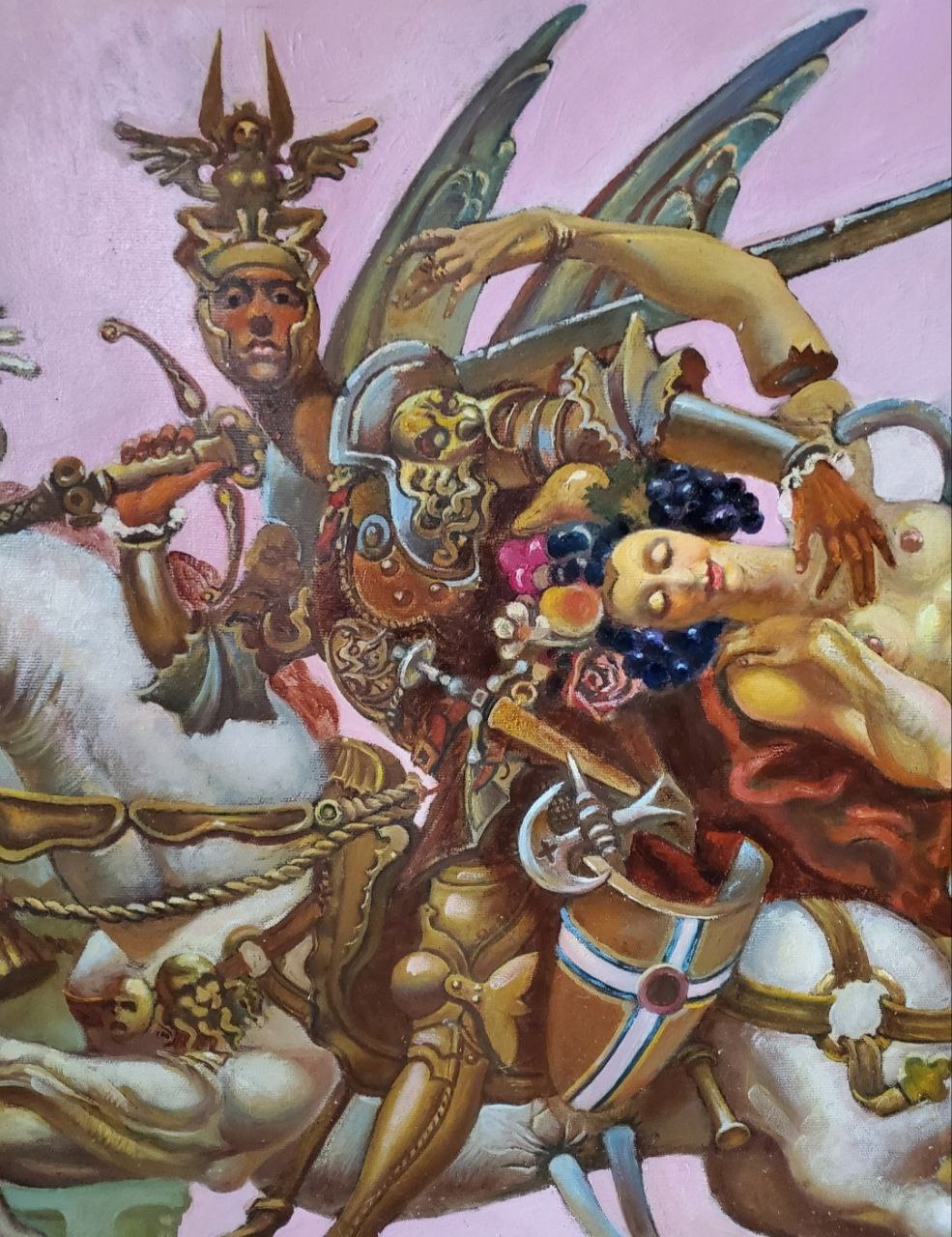 Oil painting Dreams by Litvinov Daniil Olegovich mythological scene