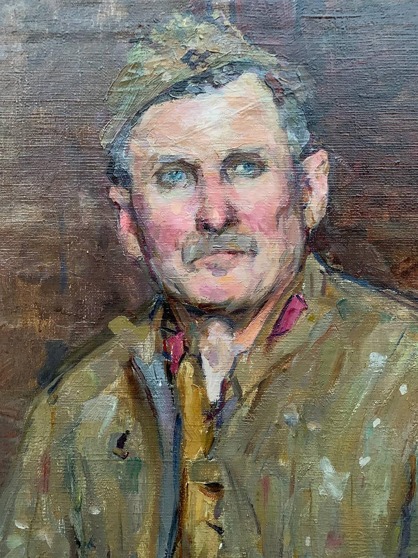Oil painting portrait by Prus Viktor Nikolaevich, Memories of the war