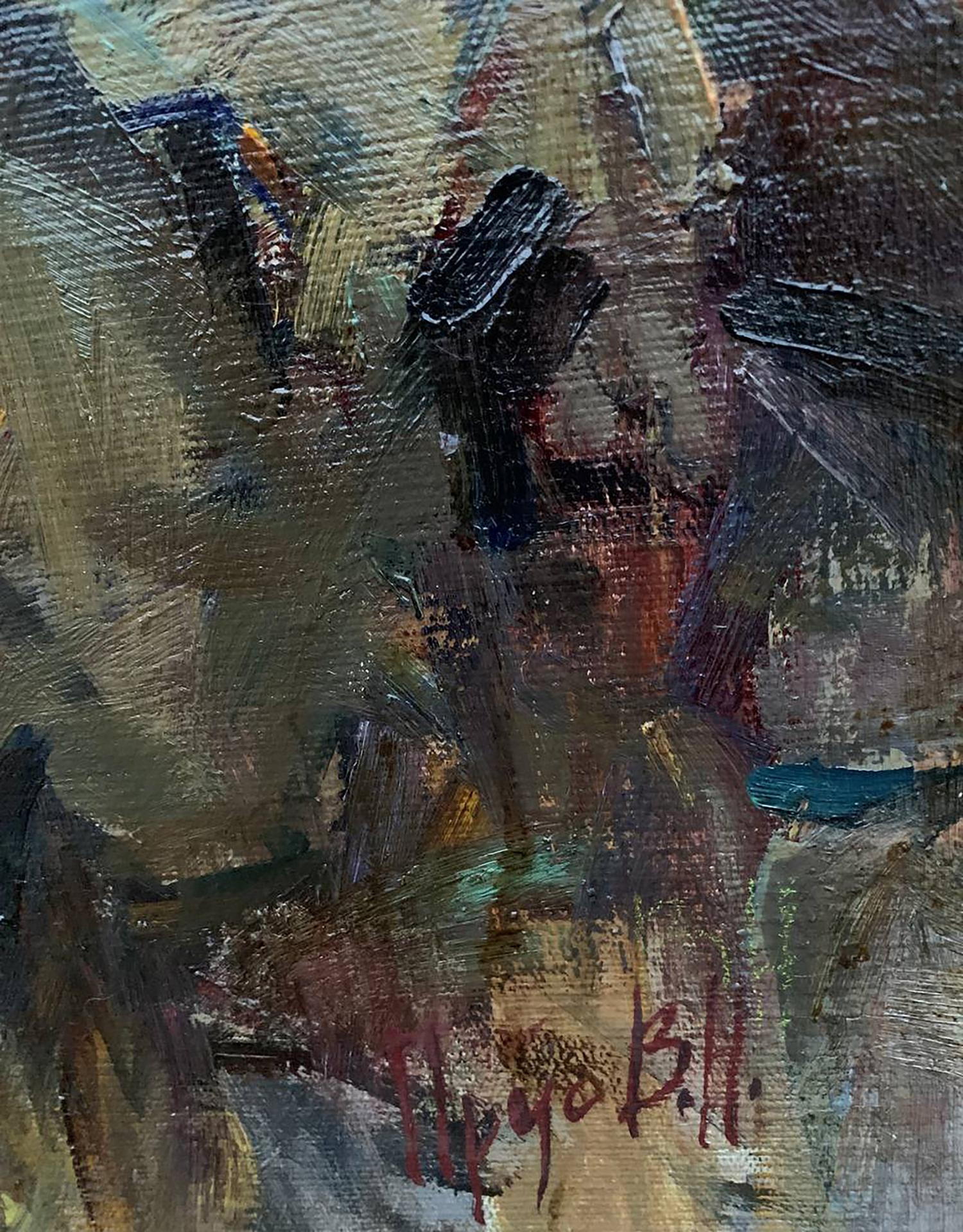 Abstract oil painting Memories of the War by Prus Viktor Nikolaevich