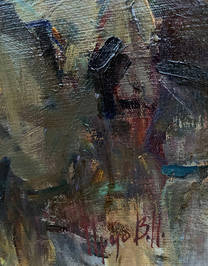 Abstract oil painting Memories of the War by Prus Viktor Nikolaevich