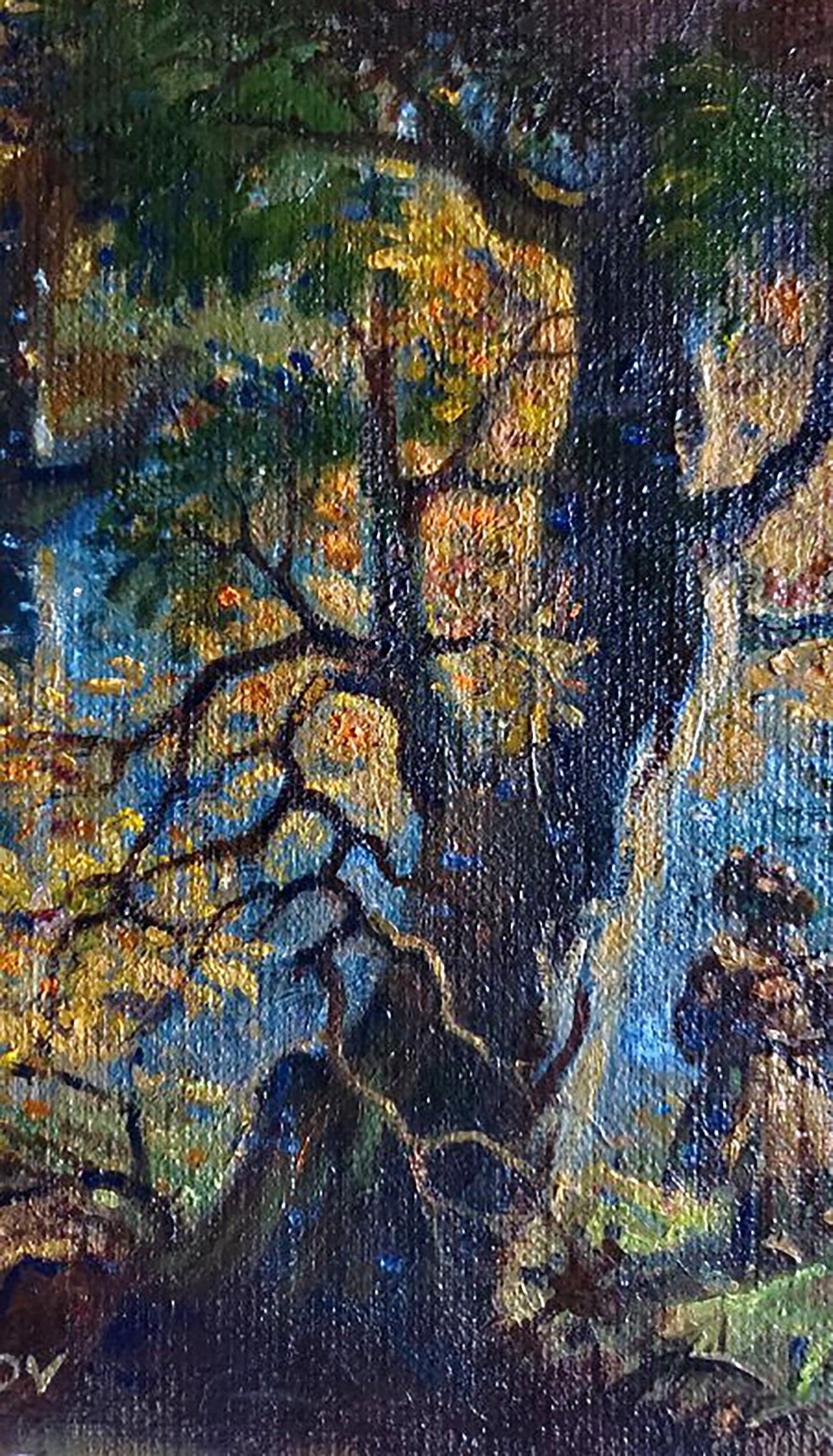 Oil painting Autumn hunting by Litvinov Daniil Olegovich