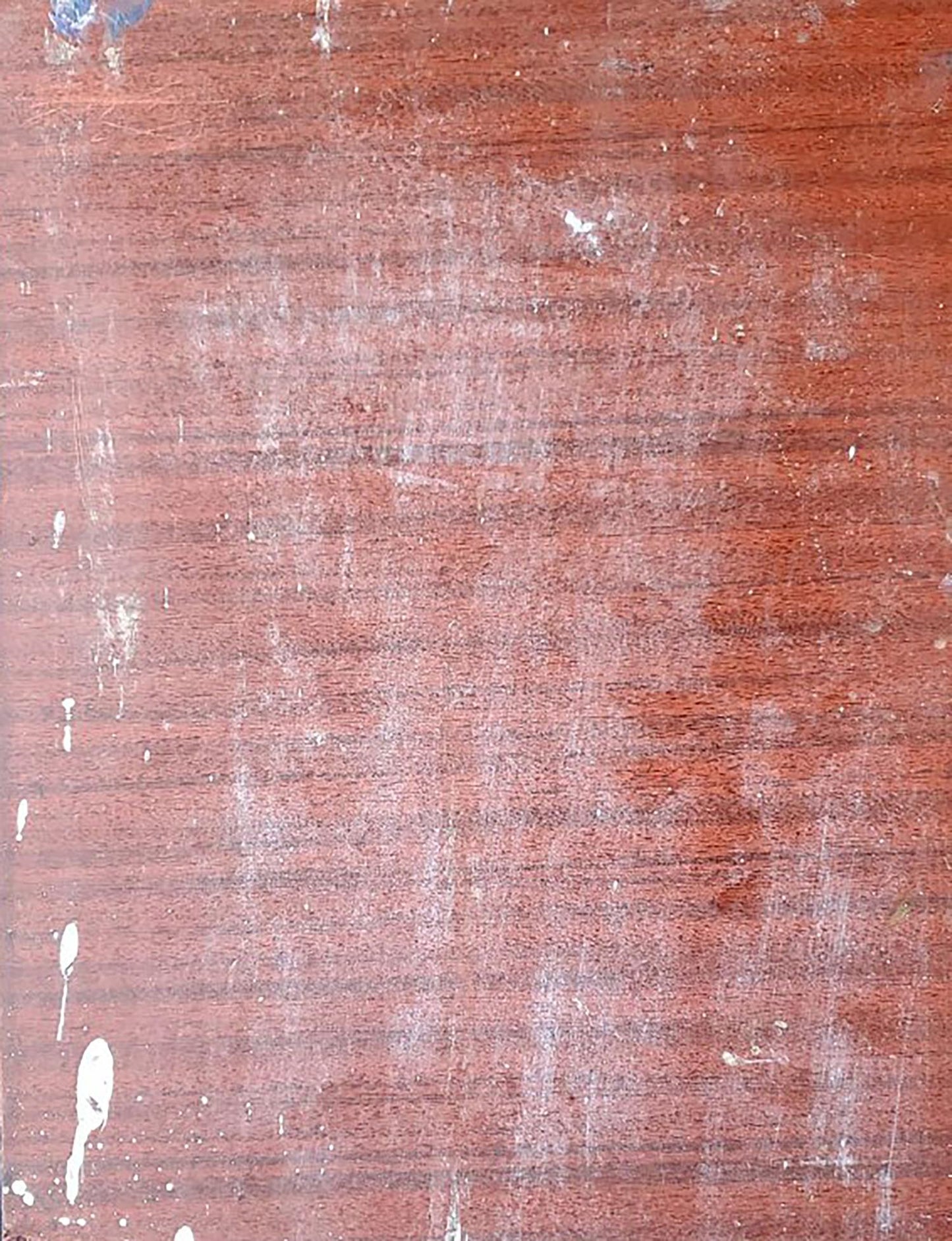 Worn red wood grain with paint splatters in Litvinov Daniil Olegovich oil painting